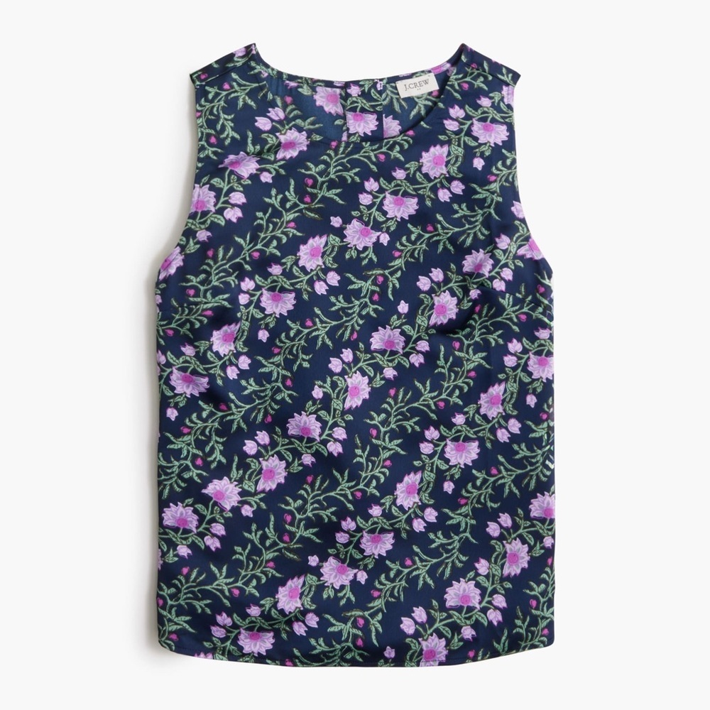 NWT J.Crew Facttory Printed sleeveless top